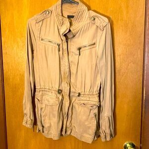 Dark tan fall jacket
